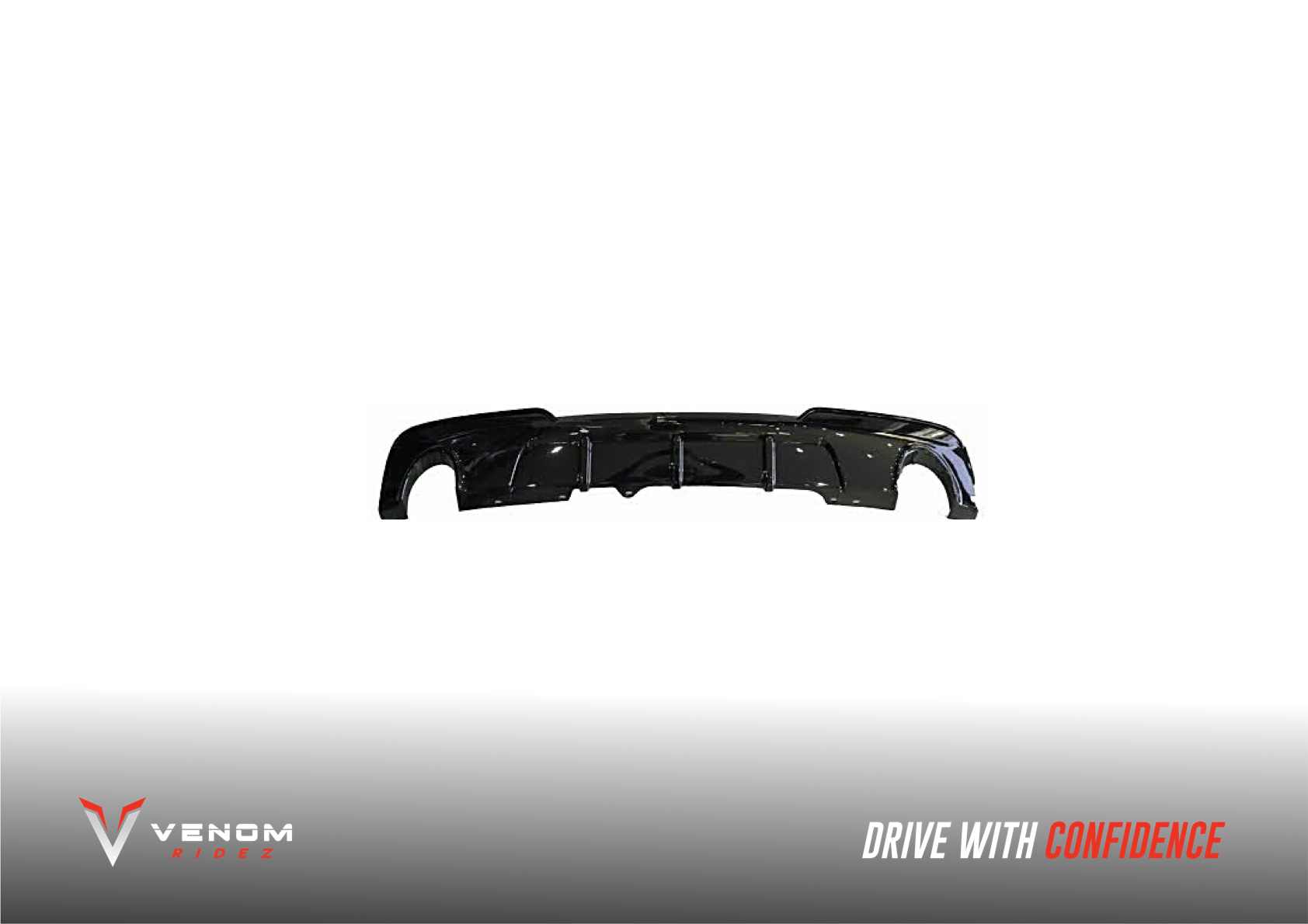Double Rear Diffuser F10 MP-STYLE REAR DIFFUSER (DOUBLE SINGLE EXIT) – Venom Ridez